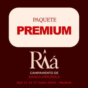 Campamento de Danza Española - Premium (Habitación invidual)